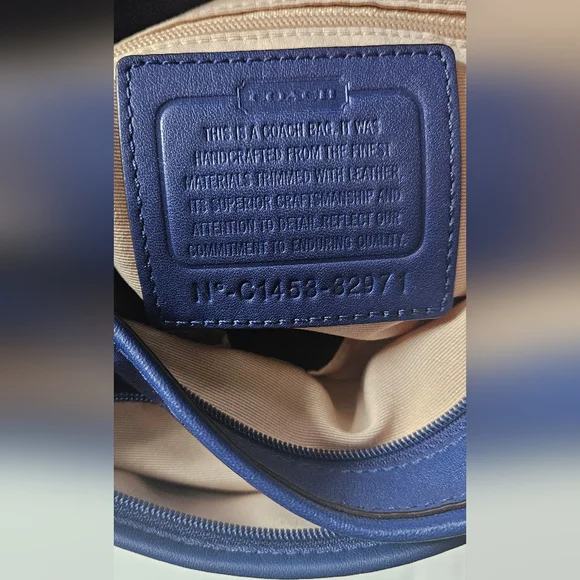 Coach Blue Crossbody Bag - Picture 10 of 16